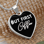 But First Coffee Necklace Coffee Lover Jewelry