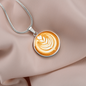 Latte Art Coffee Necklace
