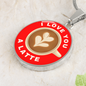 I Love You A Latte Coffee Necklace