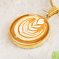 Latte Art Coffee Necklace