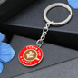 I Love You A Latte Coffee Keychain Personalized Pendant