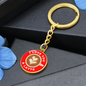 I Love You A Latte Coffee Keychain Personalized Pendant