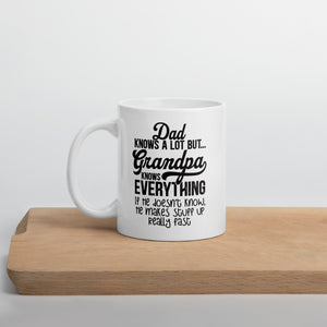 Grandpa Knows Everything Mug