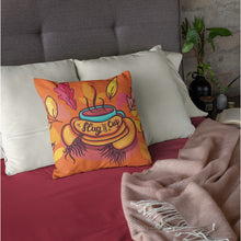 Load image into Gallery viewer, A Hug In A Cup Fall Throw Pillow With Insert For Coffee and Tea Lovers