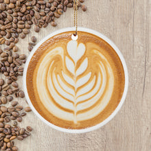 Load image into Gallery viewer, Coffee Latte Art Ornament