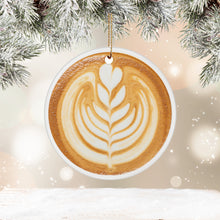 Load image into Gallery viewer, Coffee Latte Art Ornament