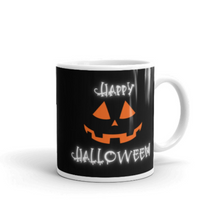 Load image into Gallery viewer, Happy Halloween Coffee Mug Spooky Jack-O-Lantern Cup