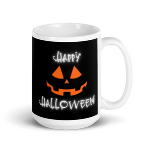 Happy Halloween Coffee Mug Spooky Jack-O-Lantern Cup