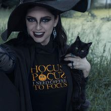 Load image into Gallery viewer, Halloween T-Shirt - Hocus Pocus I Need Coffee To Focus