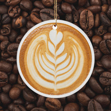 Load image into Gallery viewer, Coffee Latte Art Ornament