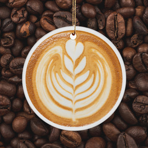 Coffee Latte Art Ornament