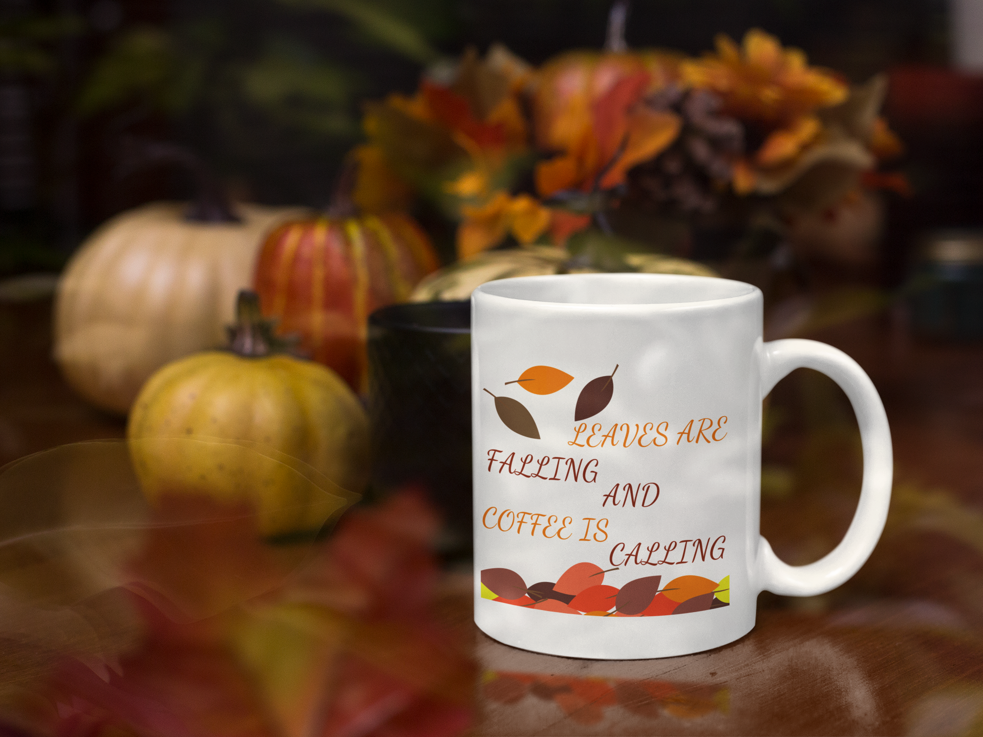 Leaves Are Falling and Coffee Is Calling Funny Coffee Lover Mug – For  Coffee's Sake