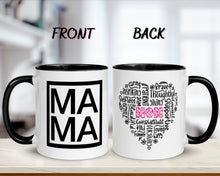 Load image into Gallery viewer, Mama Mug With Color Inside
