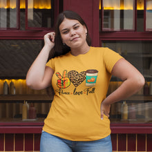 Load image into Gallery viewer, Peace Love Fall T-Shirt