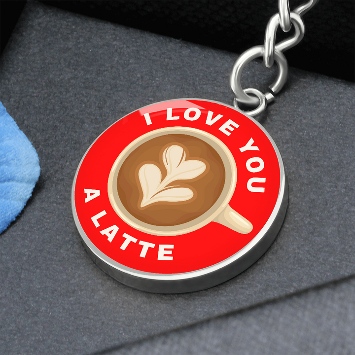 Accessories Latte Coffee keychain