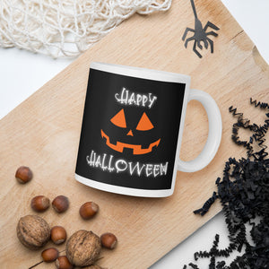 Happy Halloween Coffee Mug Spooky Jack-O-Lantern Cup