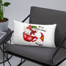 Load image into Gallery viewer, Merry Christmas Gnomes With Mug Pillow With Insert
