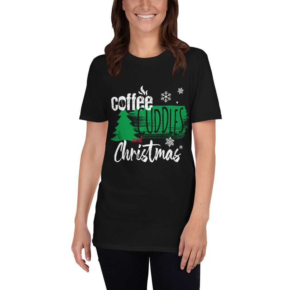 Coffee Cuddles and Christmas T-Shirt for Coffee Lovers