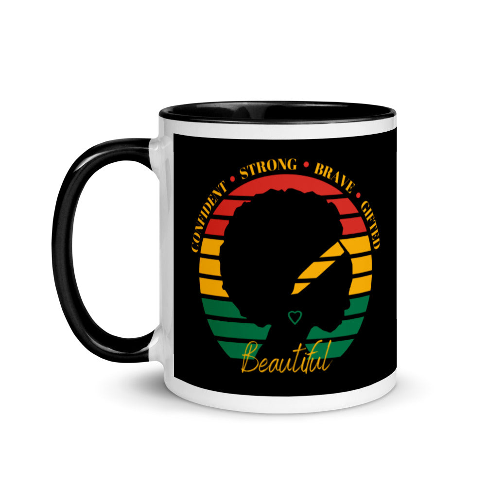 African American Black Woman Mug  For Coffee's Sake