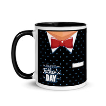 Load image into Gallery viewer, Happy Father&#39;s Day Mug With Shirt and Bowtie Gift For Dad
