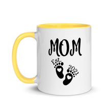 Load image into Gallery viewer, Mom Est 2021 Mug With Color Inside