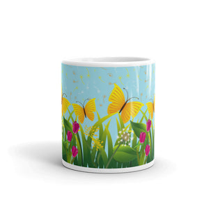 Butterfly Spring Themed Coffee Mug